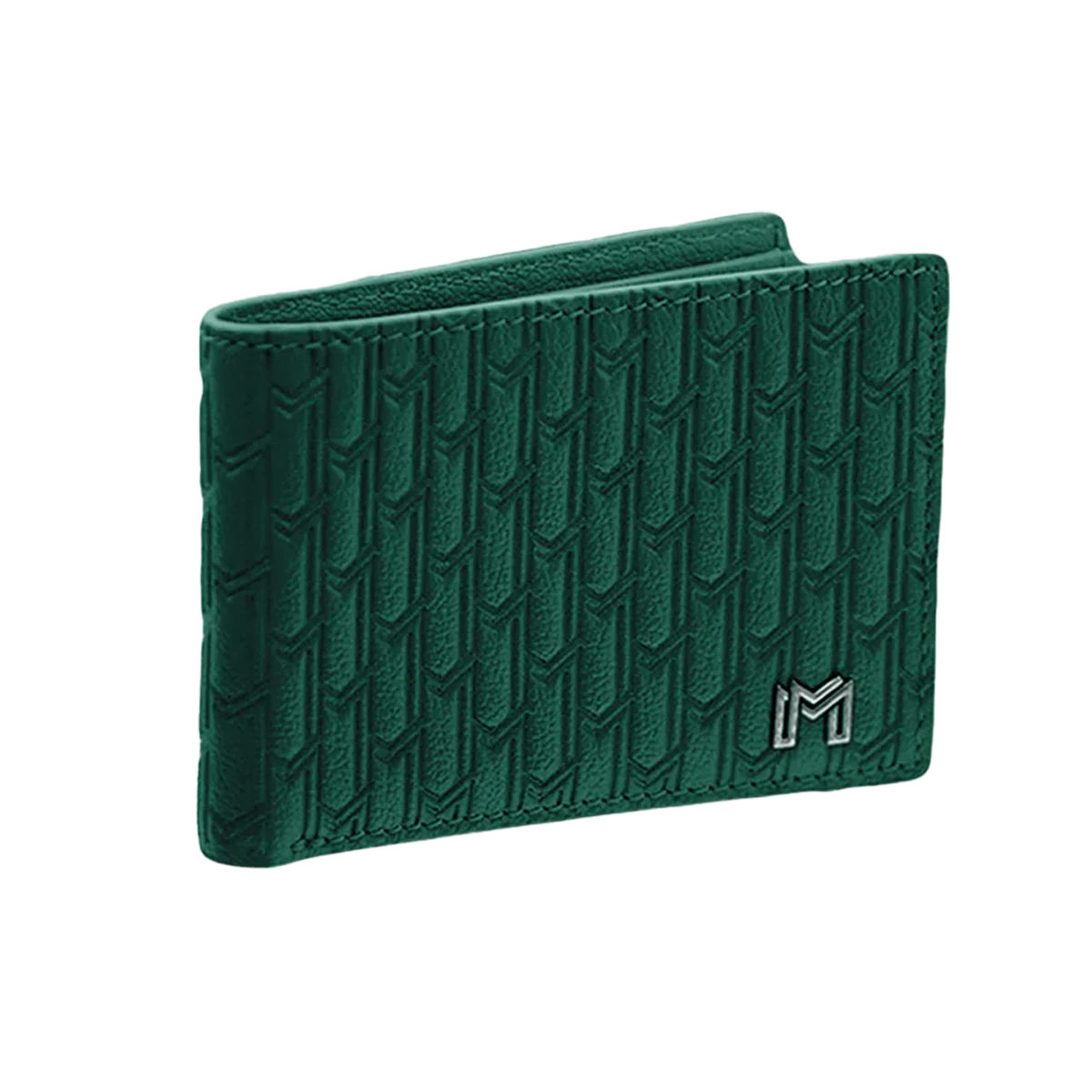 Camel Leather Green / Silver