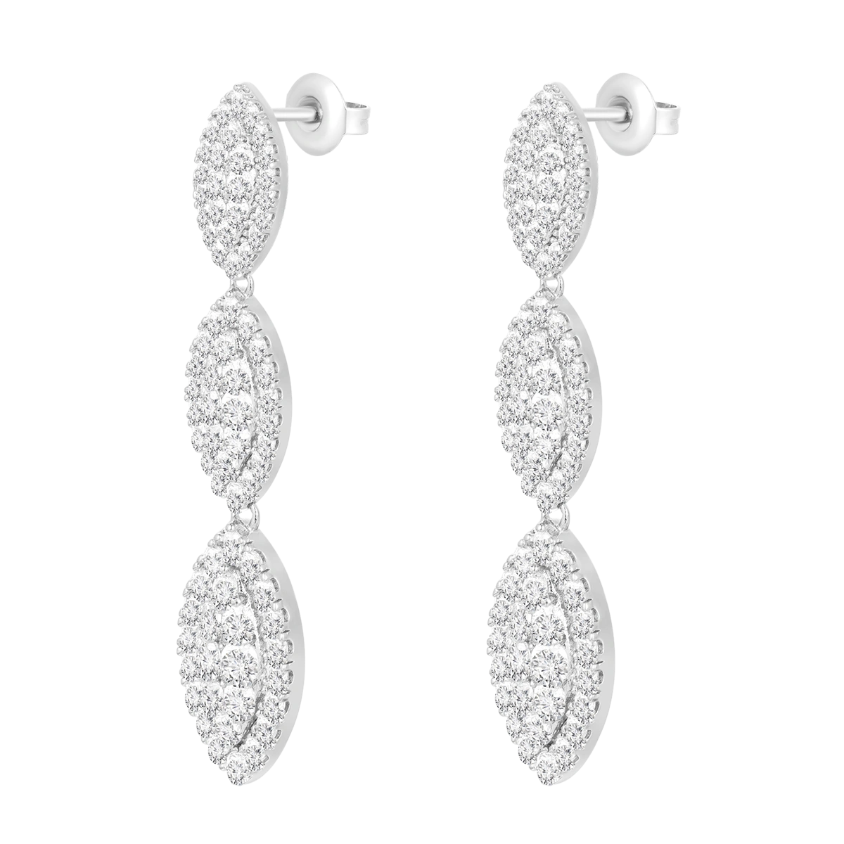 Daisy Leaf / Earrings Silver