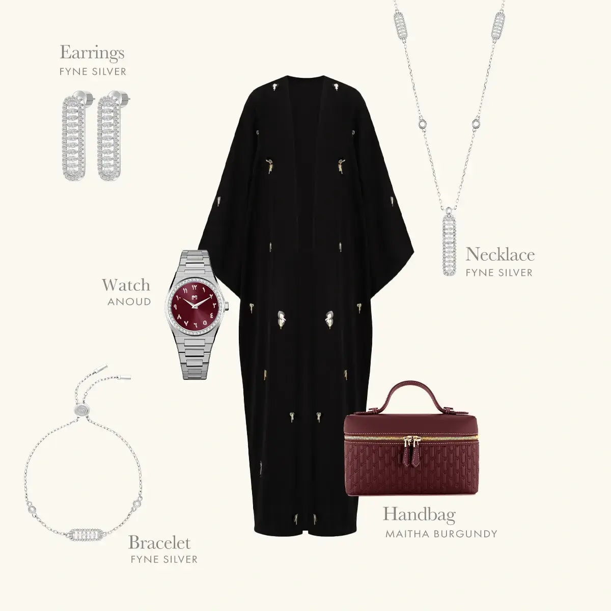 شنطة ميثاء / بورغندي