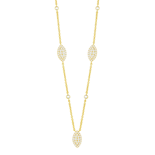 Daisy Leaf / Necklace Gold