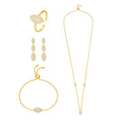 ديزي ليف / طقم باللون الذهبي