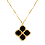 جوري / عُقد الحجر الأسود بلون الذهب