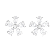 Daisy Flower / Earrings Silver