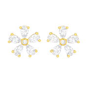 Daisy Flower / Earrings Gold