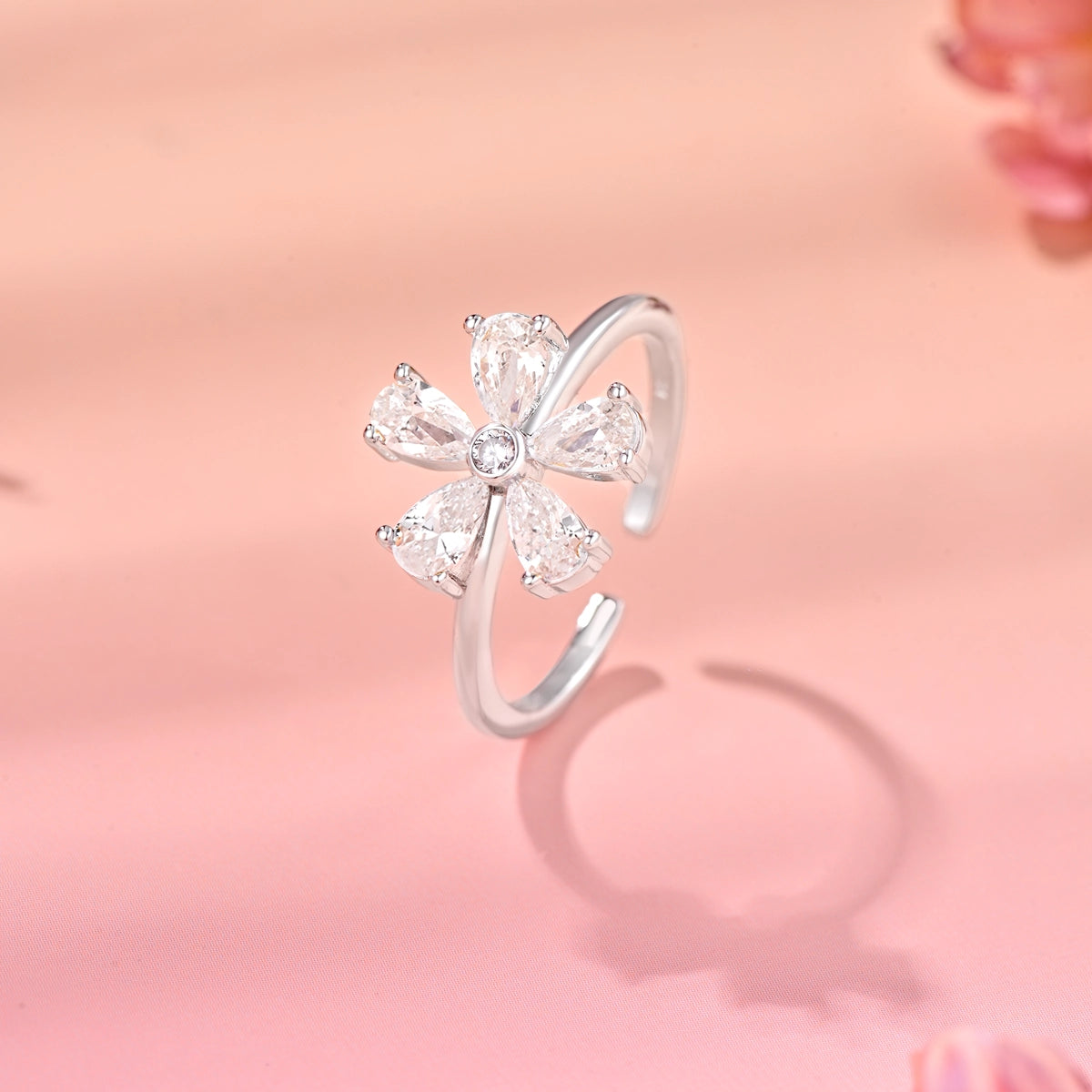 Daisy Flower / Ring Silver