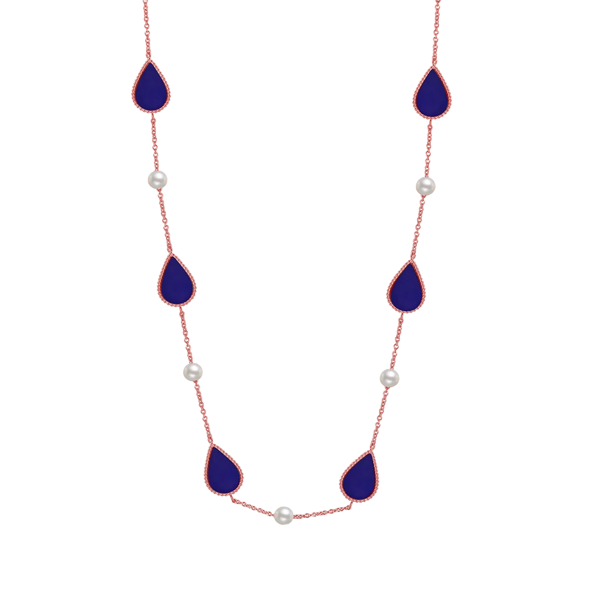 Drop / Set Blue Rose Gold