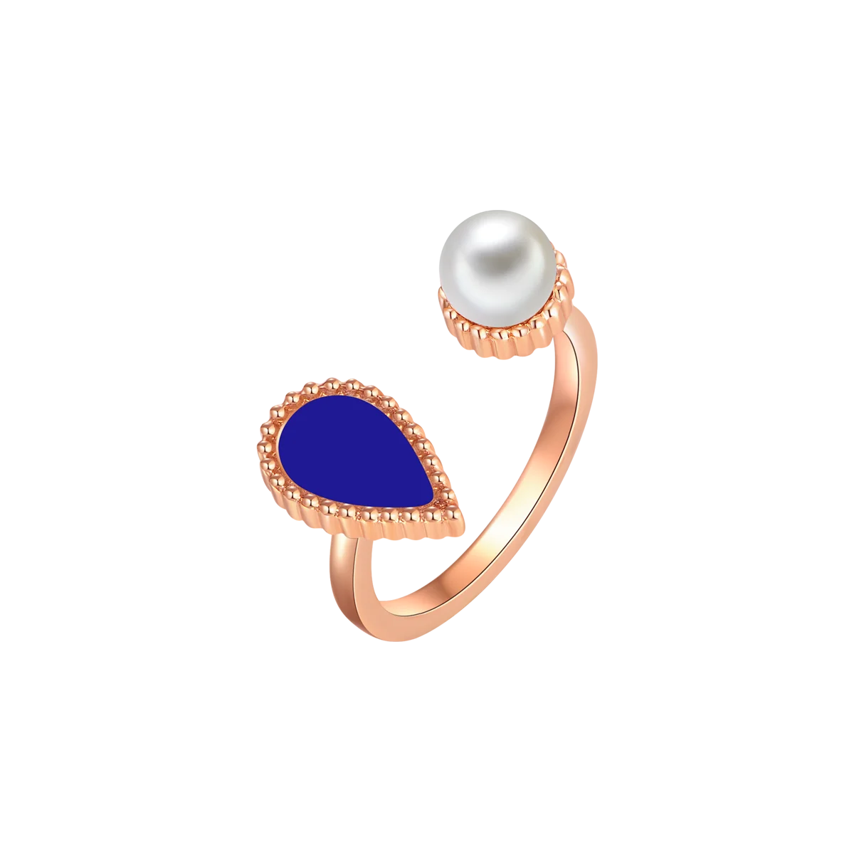 Drop / Set Blue Rose Gold