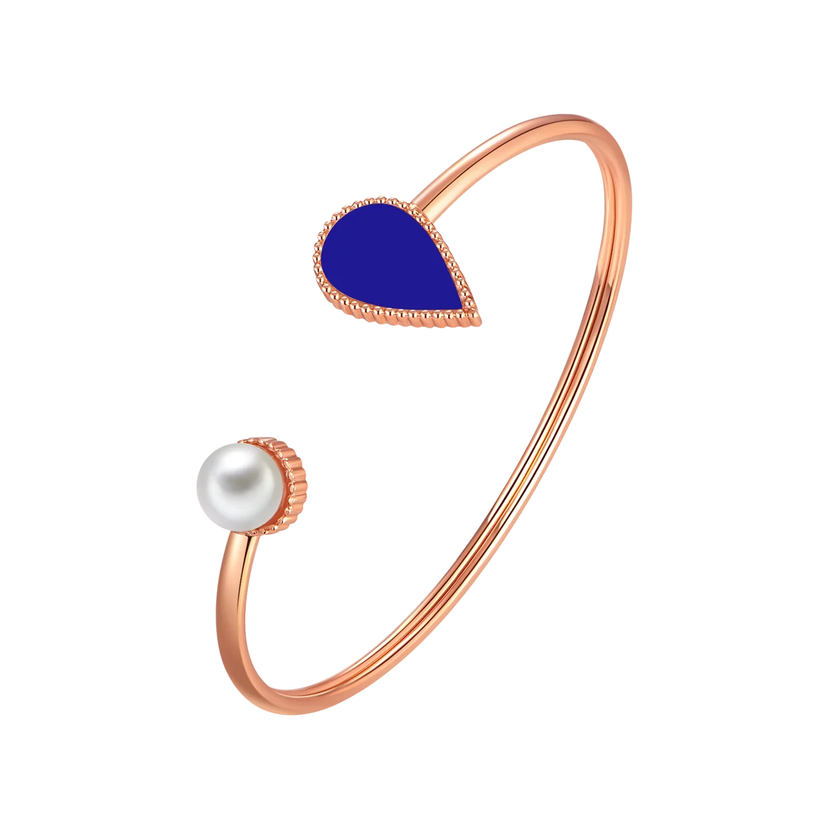 Drop / Set Blue Rose Gold