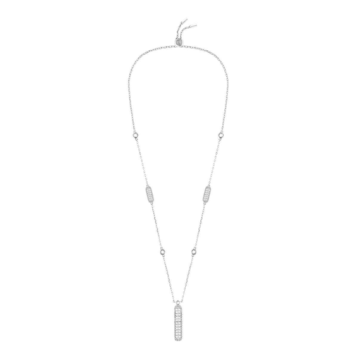 فاين / قلادة باللون الفضي