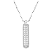 فاين / قلادة باللون الفضي