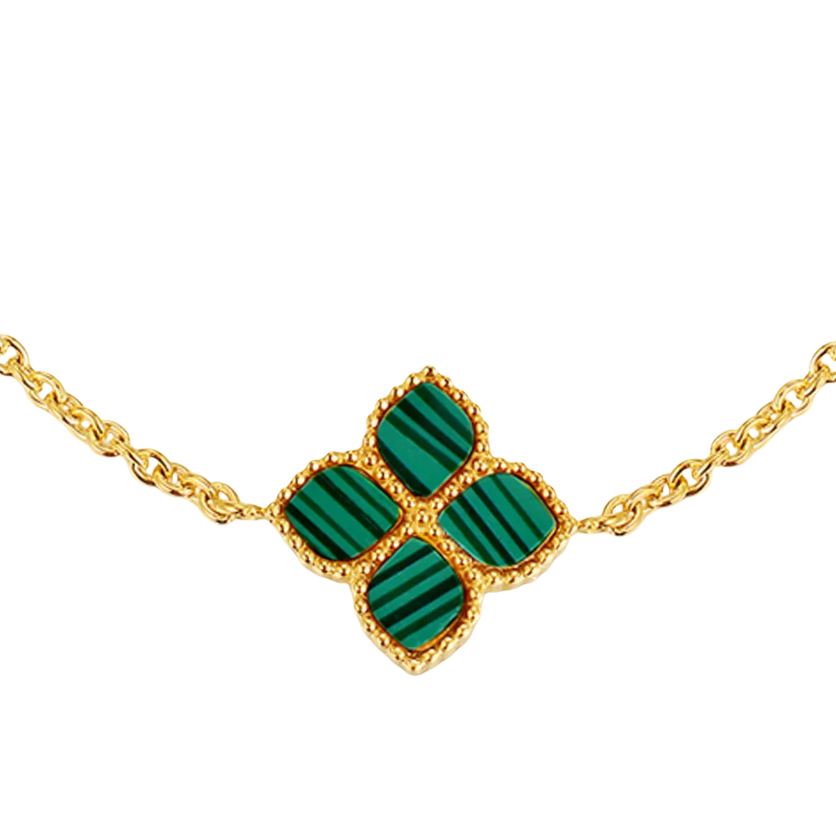 Joory / Bracelet Malachite Gold