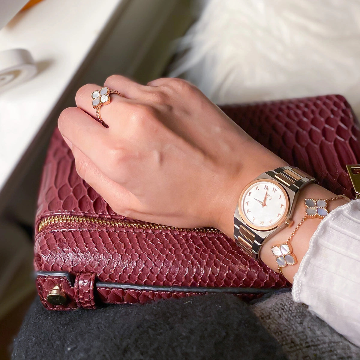 Joory / Set Pearl Rose Gold