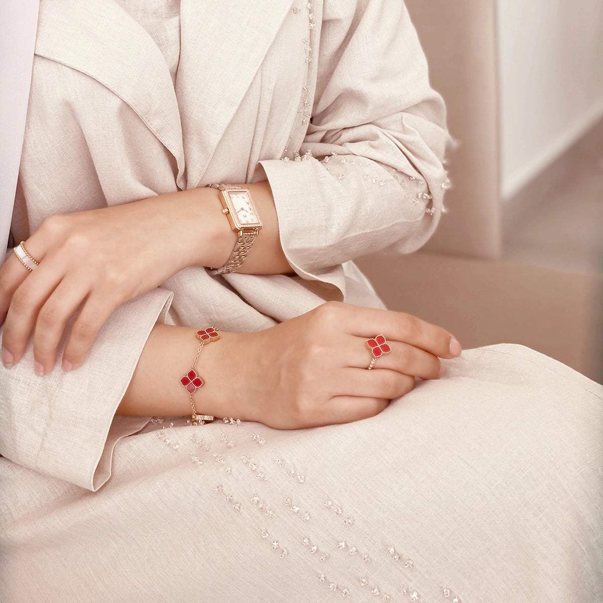 Joory / Set Red Rose Gold