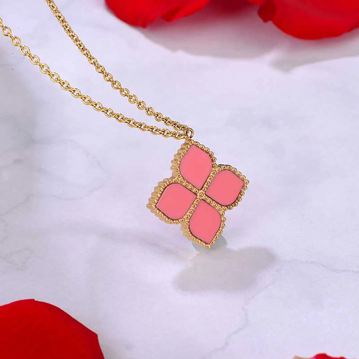 Joory / Necklace Pink Gold