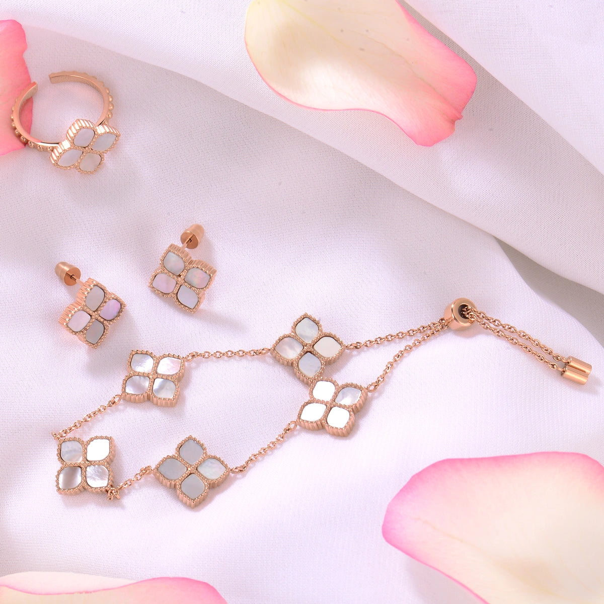 Joory / Set Pearl Rose Gold