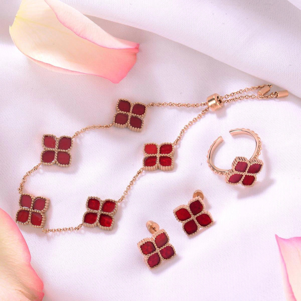 Joory / Set Red Rose Gold