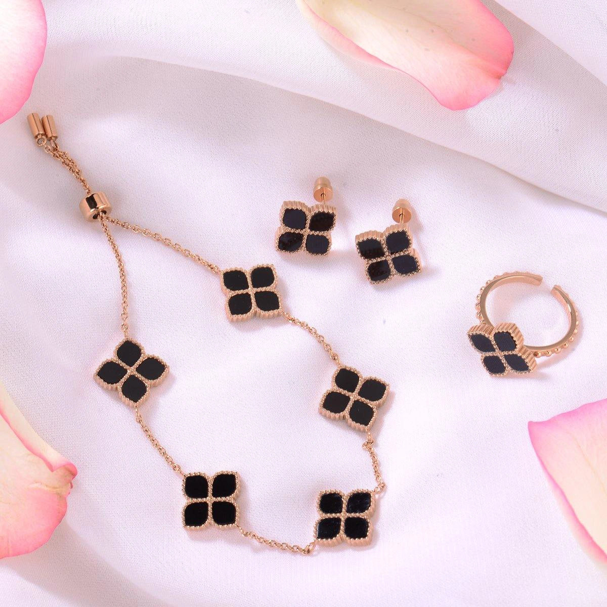 Joory / Set Black Rose Gold
