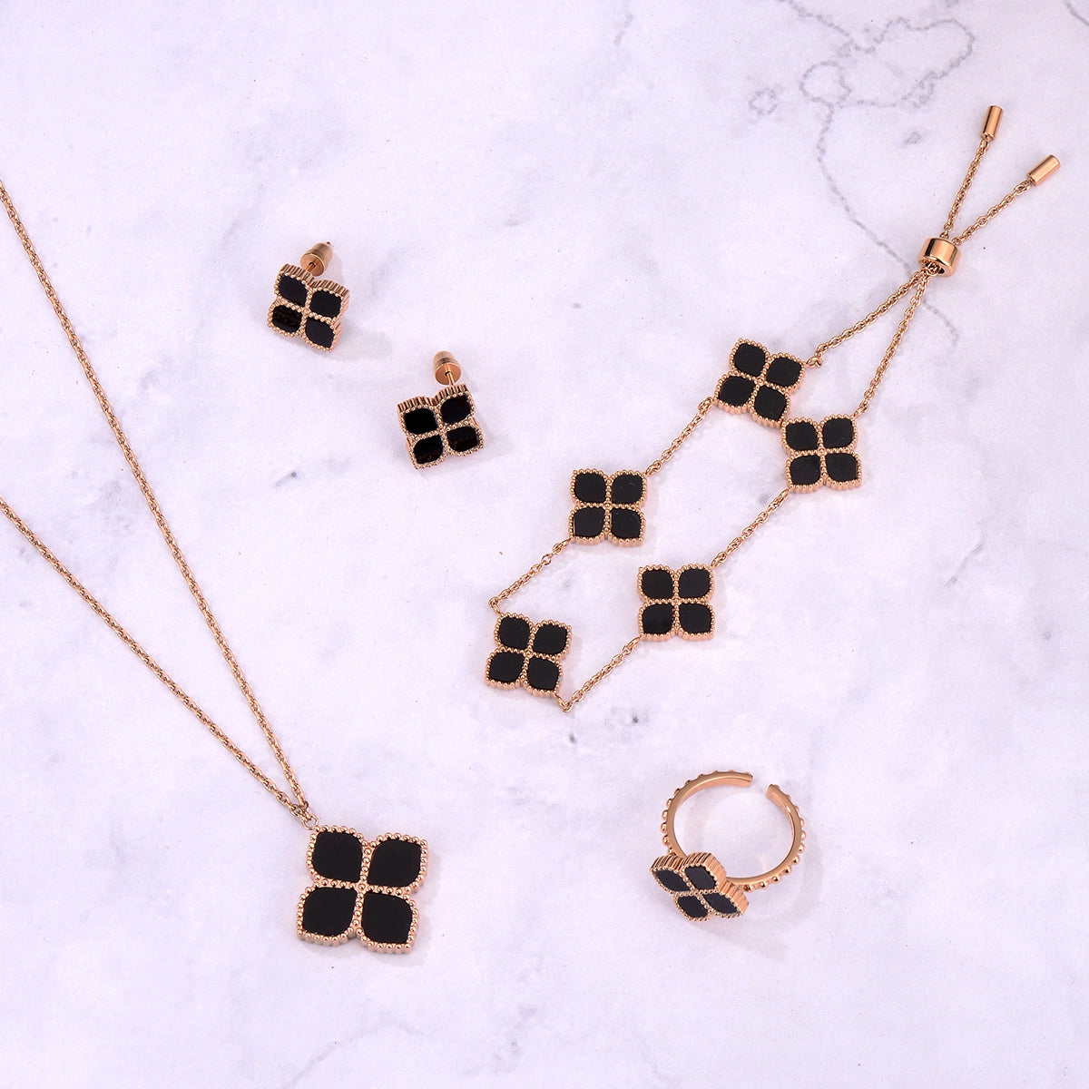 Joory / Set Black Rose Gold