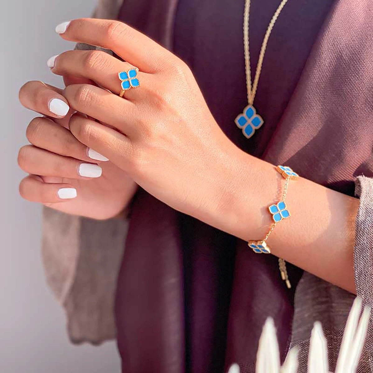 Joory / Set Teal Gold