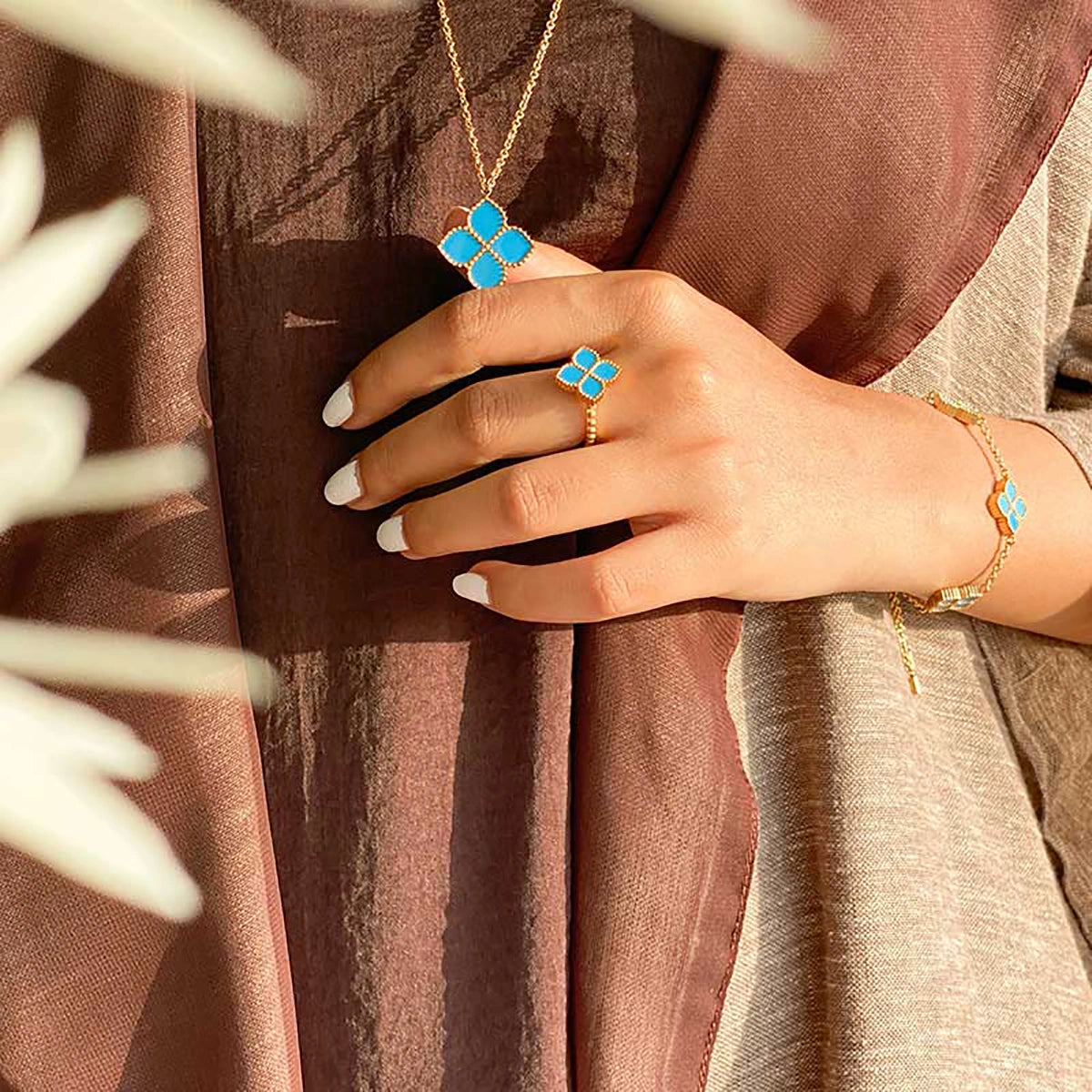 Joory / Set Teal Gold