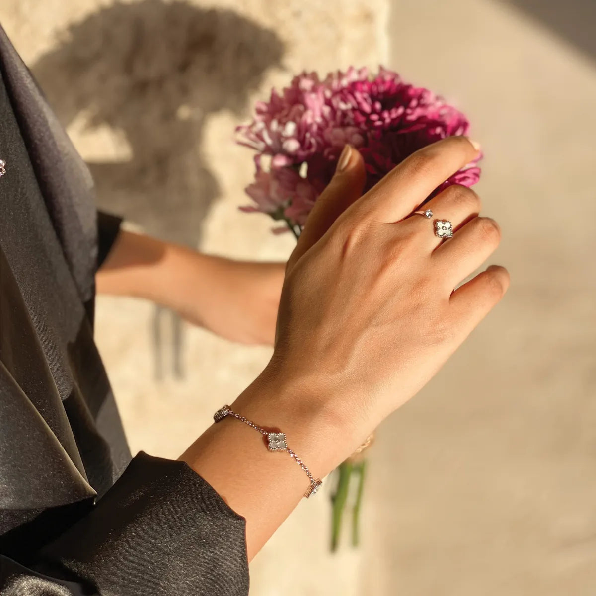 Mini Joory / Bracelet Pearl Silver