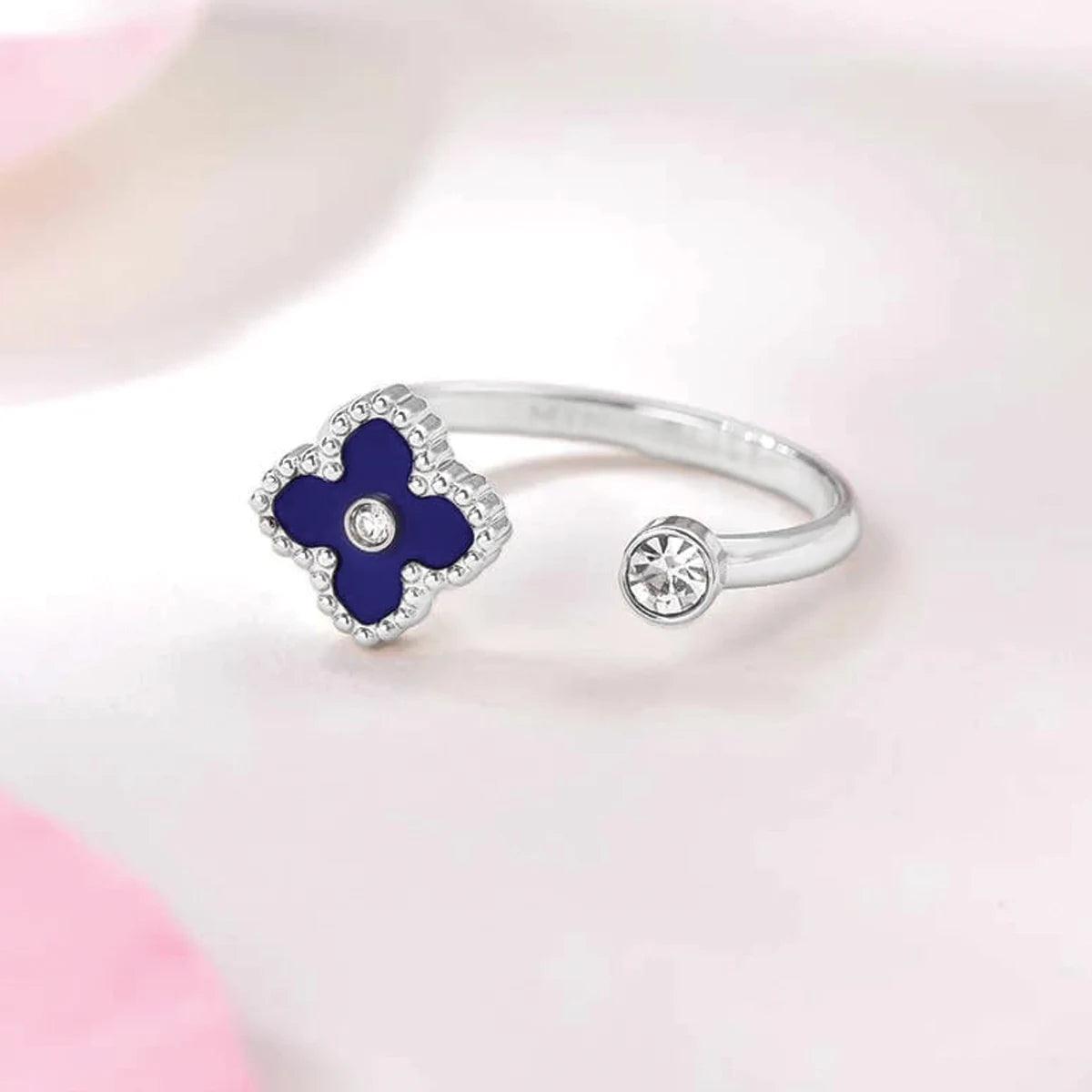 Mini Joory / Ring Blue Silver