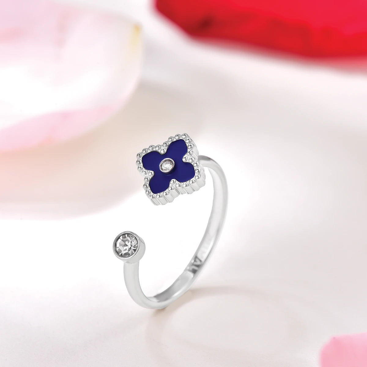 Mini Joory / Ring Blue Silver