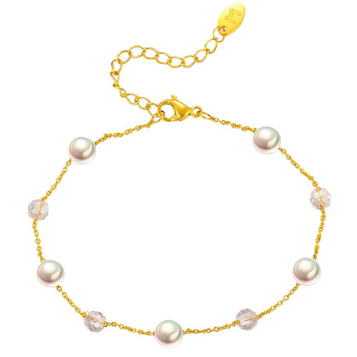 سفير/ كريستال اللؤلؤ باللون الذهبي