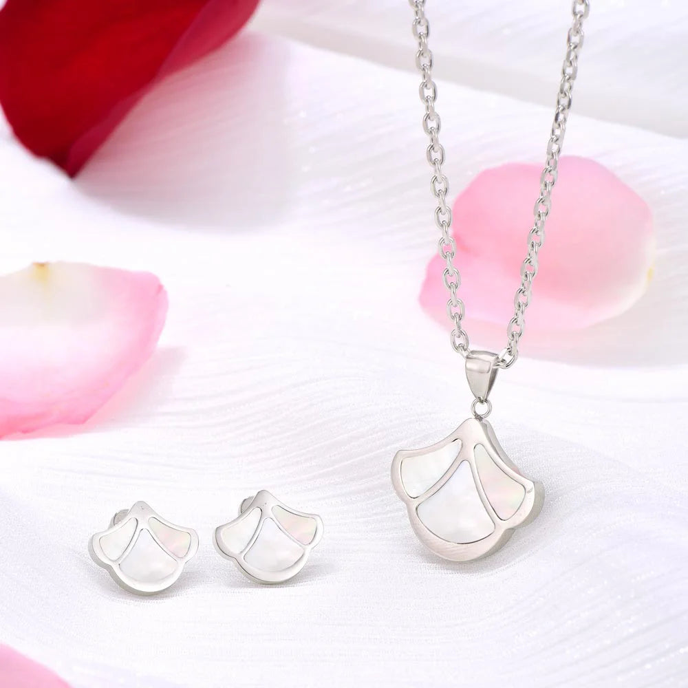 Tulip / Set Pearl Silver