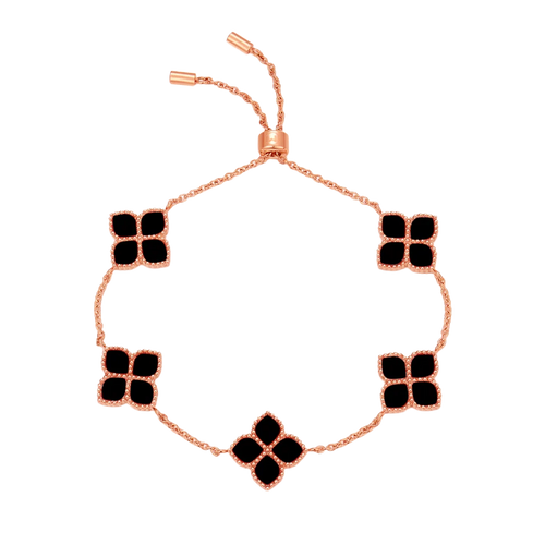 جوري / إسورة الحجر الأسود بلون الروز قولد