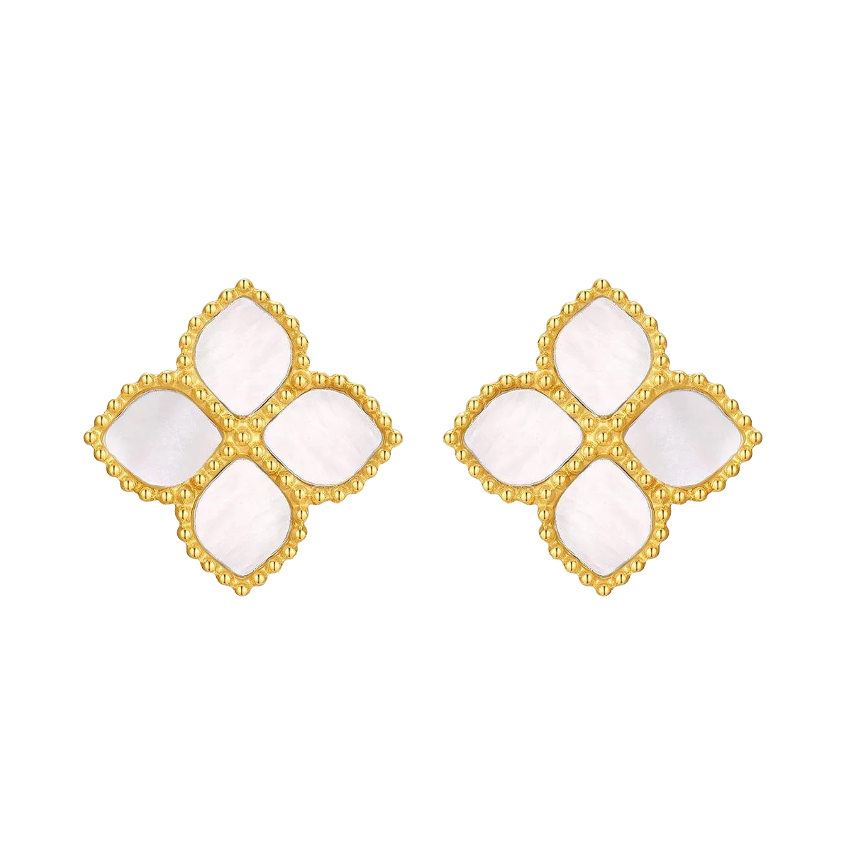 Joory / Earrings Pearl Gold