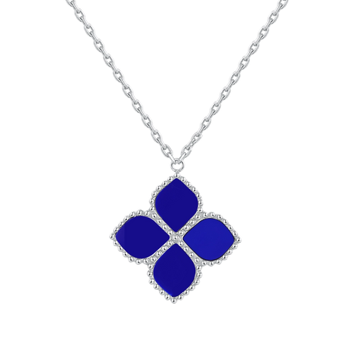 Joory / Necklace Blue Silver