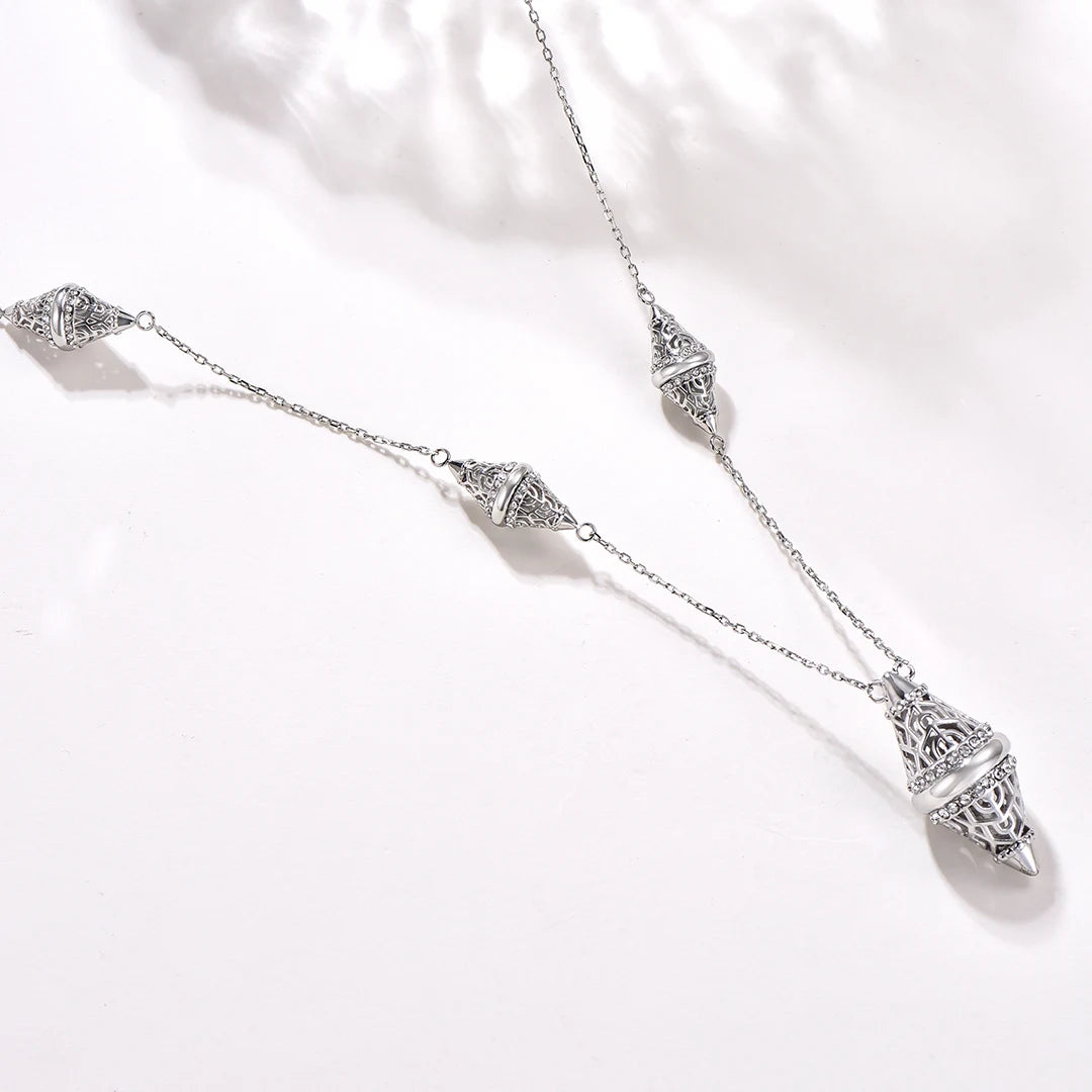 Lantern / Necklace Silver
