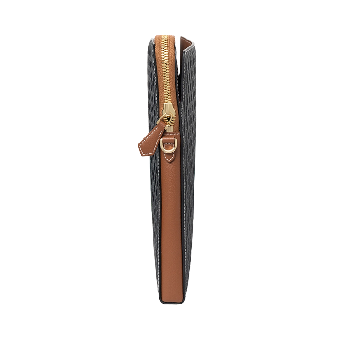 Laptop Sleeve / Black & Tan