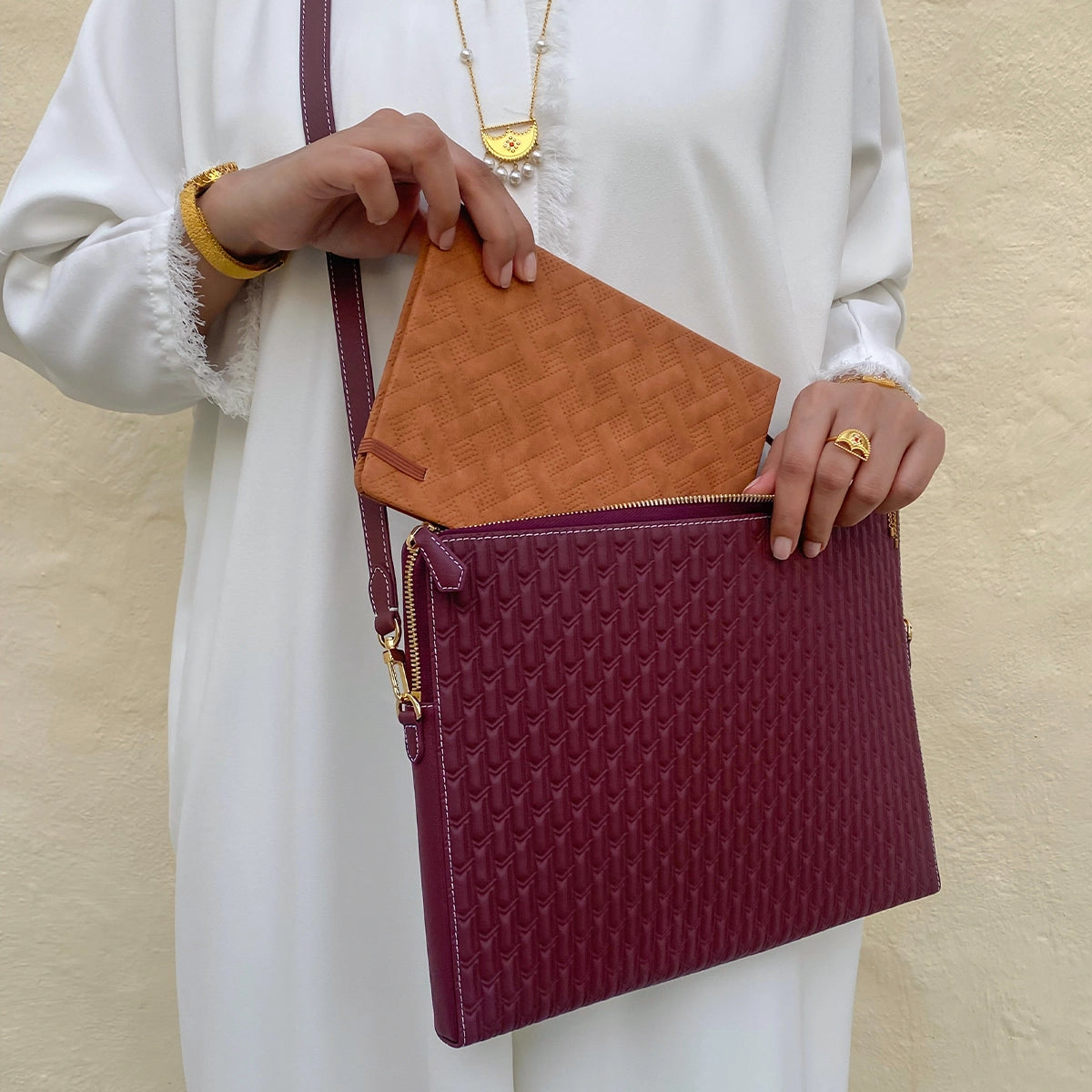 Laptop Sleeve / Burgundy