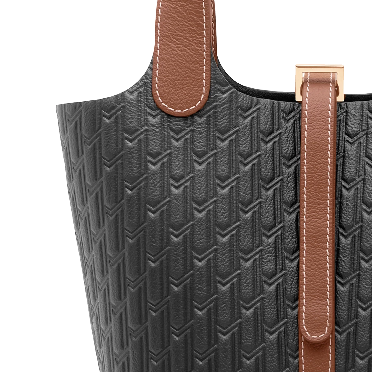 Alyazia Handbag / Black & Tan