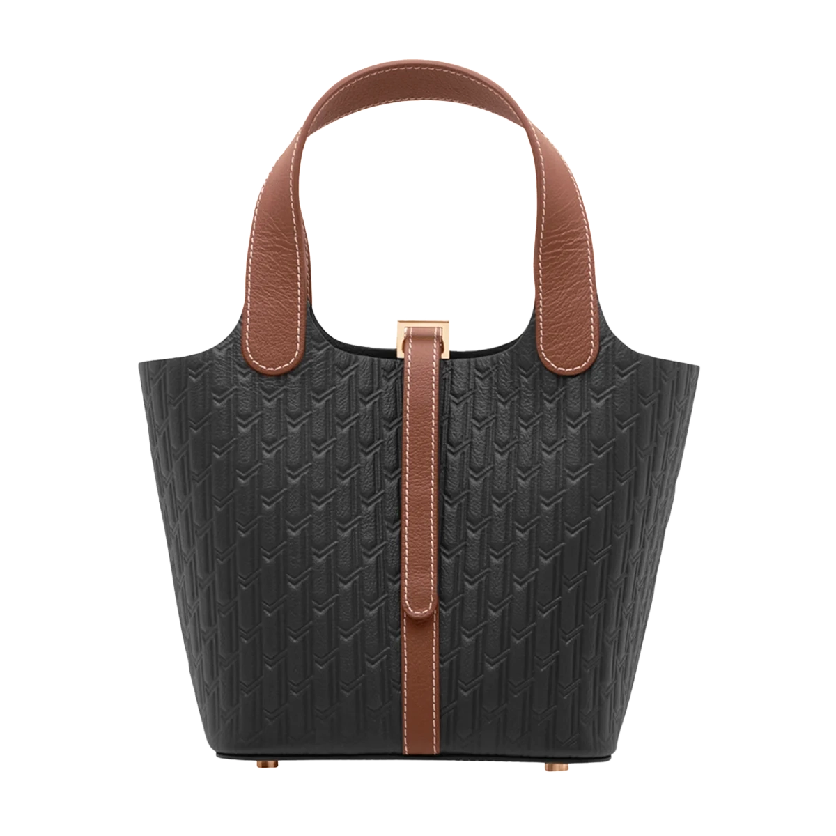 Alyazia Handbag / Black & Tan