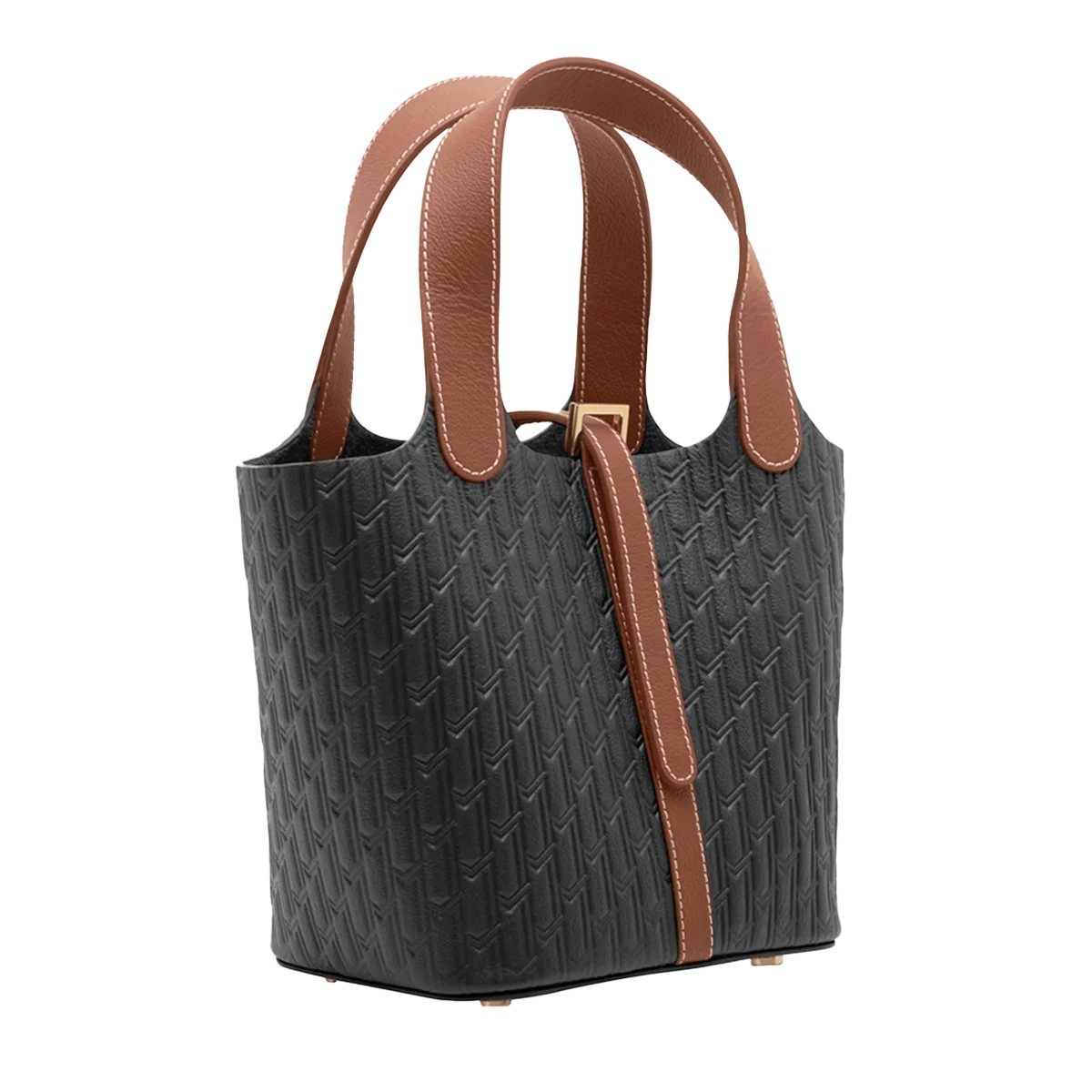 Alyazia Handbag / Black & Tan