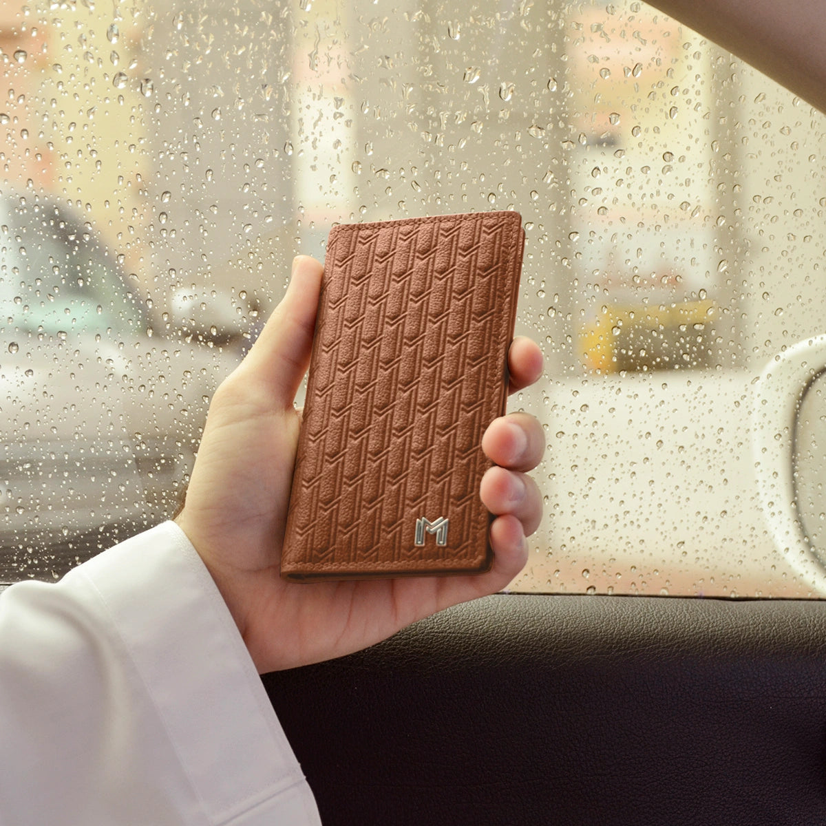 Camel Leather Tan / Silver