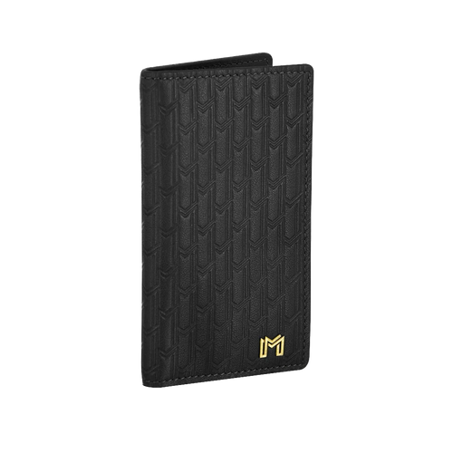 Italian Calfskin Leather Black / Gold