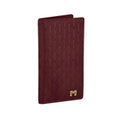 جلد ايطالي بورغندي / ذهبي