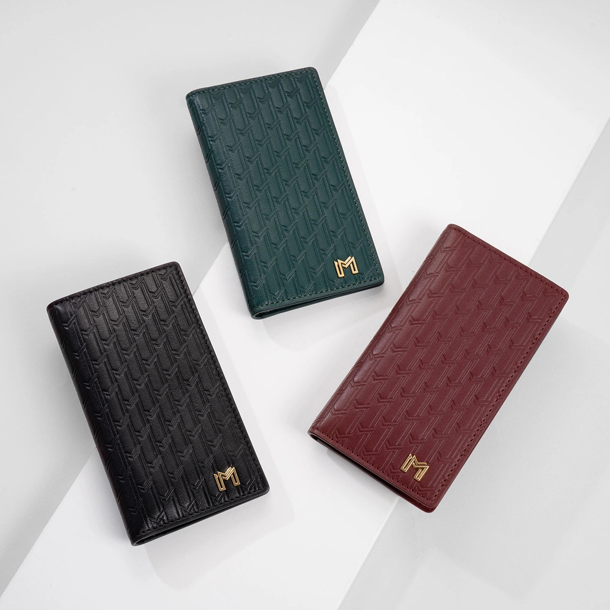 جلد ايطالي بورغندي / ذهبي