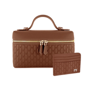 Maitha / Card Holder, Tan - Gift Set