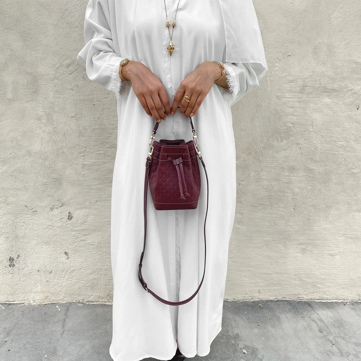 Sheikha Handbag / Burgundy