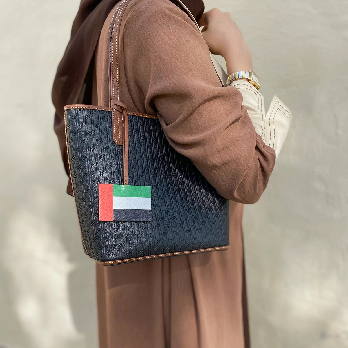 Leather Charm / UAE Flag