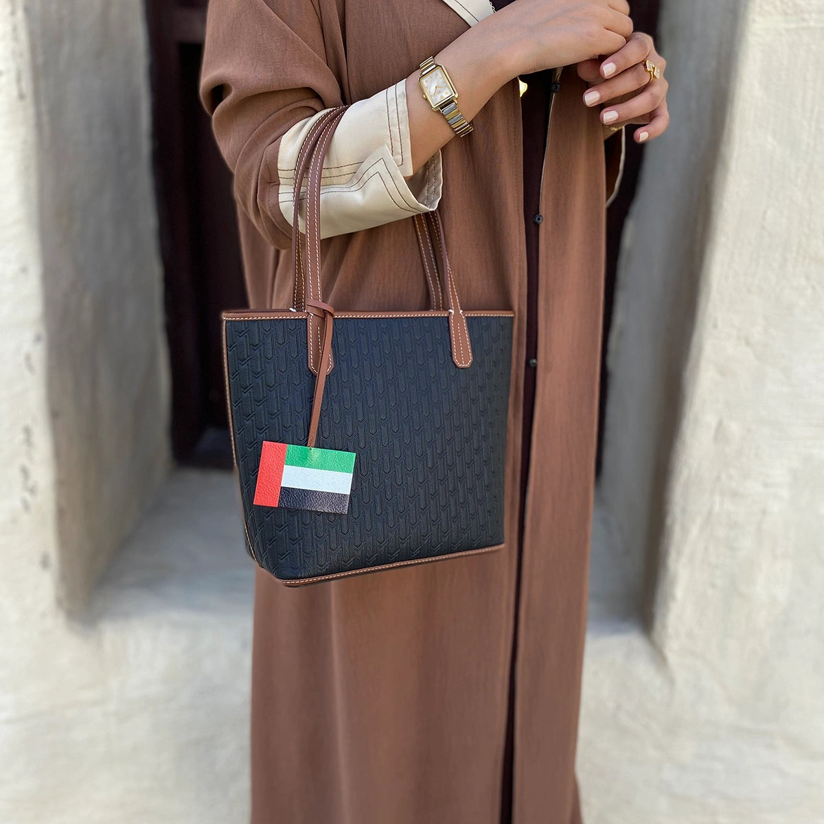 Leather Charm / UAE Flag