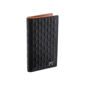 Camel Leather Black & Tan / Silver