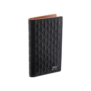 Camel Leather Black & Tan / Silver