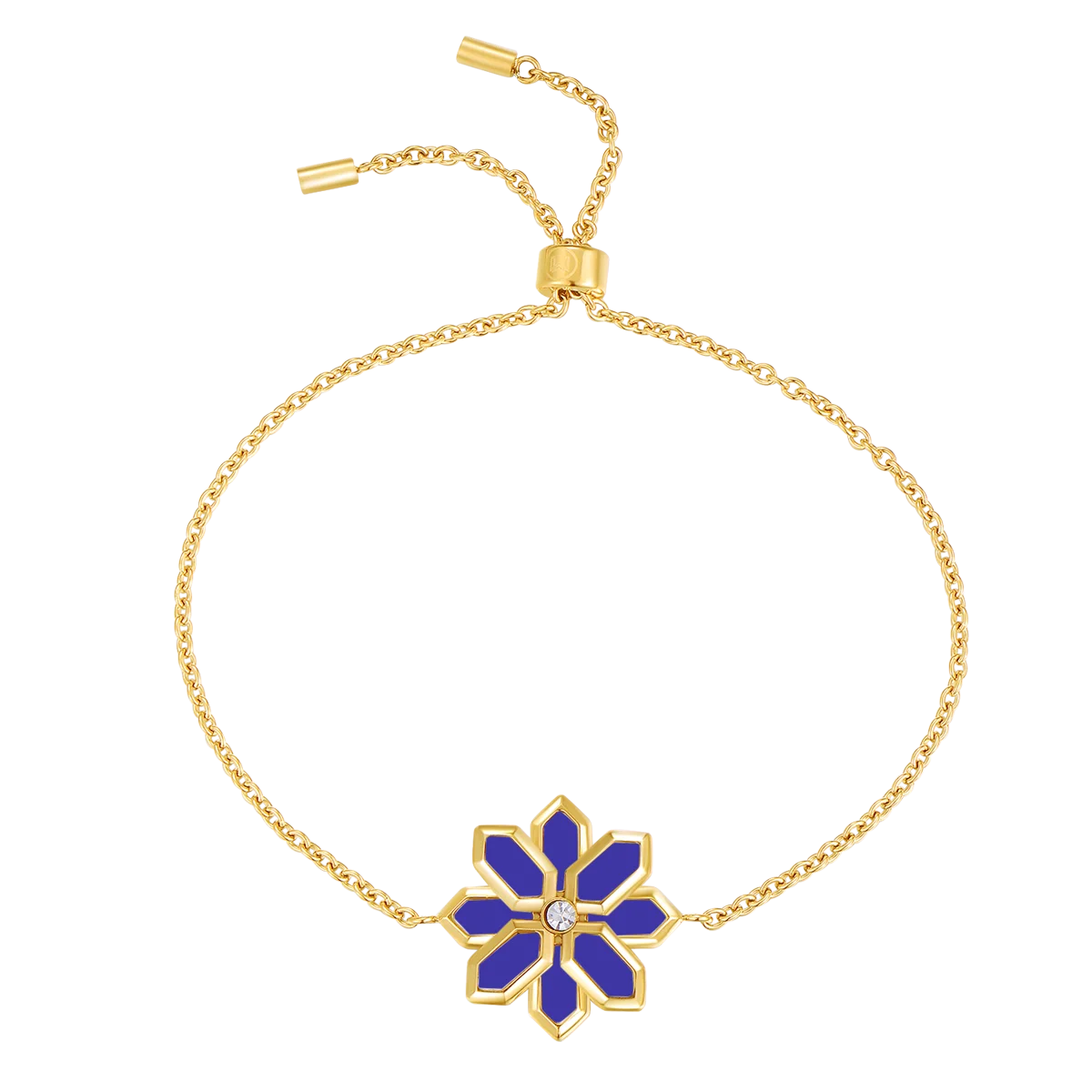 Lotus / Bracelet Blue Gold