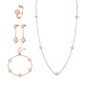 Mini Joory / Set Pearl Rose Gold